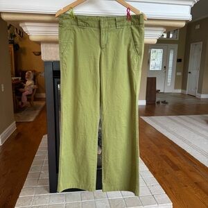 Vince Wide Leg Trouser in Green Size 6